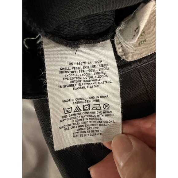 Anthropologie By Hei Hei Sz 25 Washed Charcoal Gray Button Hem Skinny Pants - Picture 7 of 8